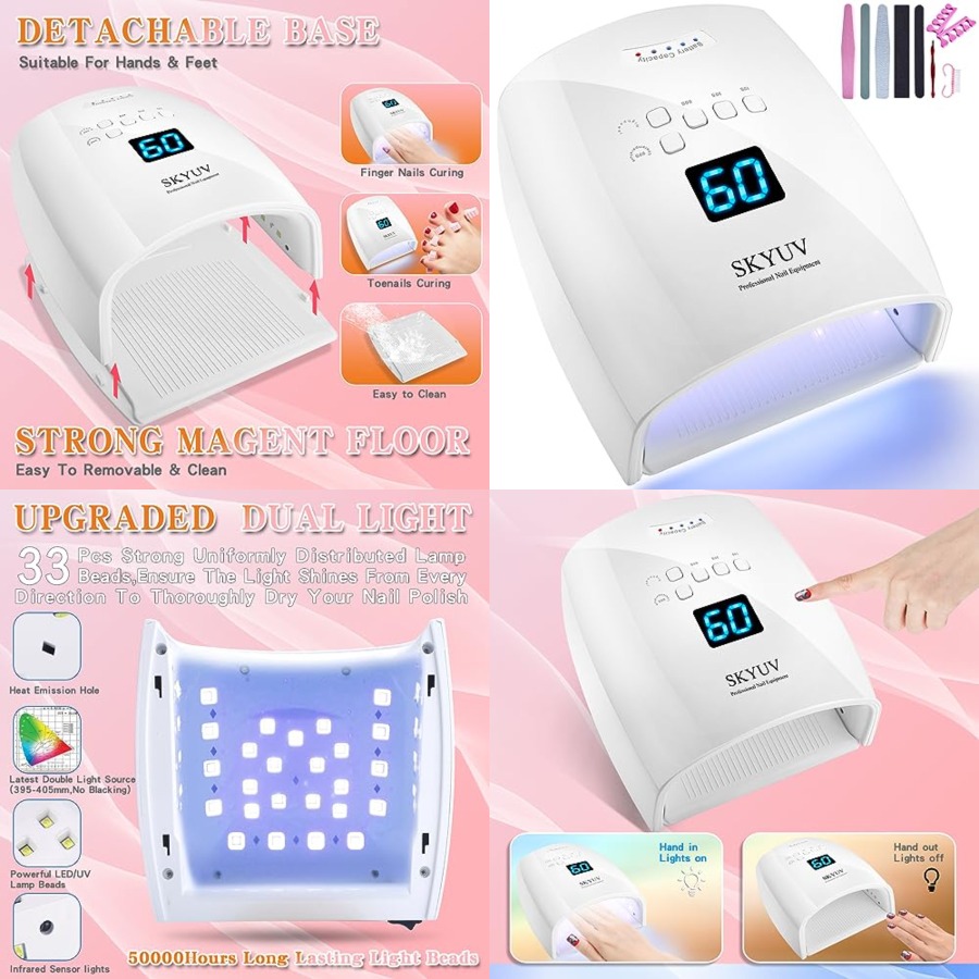 Uv Led Lamp Nail - 충전식 빠른 건조 UV LED 네일