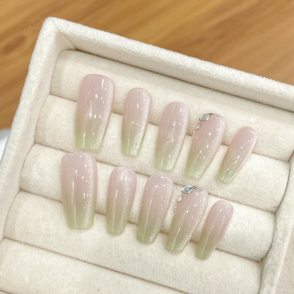 수제 아몬드 프레스 손톱, 인조 아크릴 네일 팁, 아트 - Nail Art French 리뷰 및 가격
