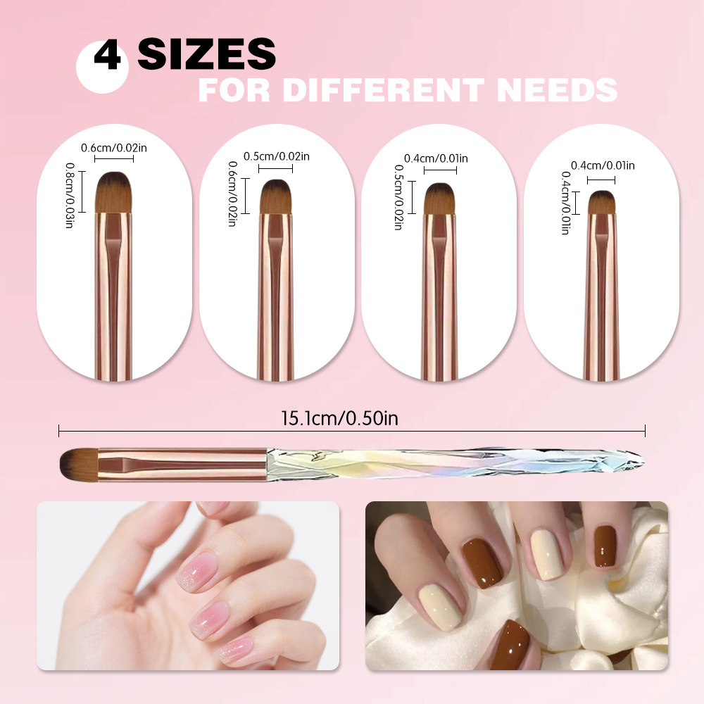 네일 아트 디자인용 네일 브러쉬, 네일 팁 디스플레이  - Nail Art Viral 리뷰 및 가격