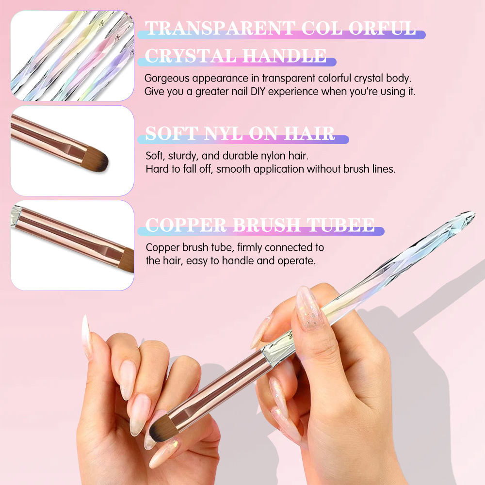 네일 아트 디자인용 네일 브러쉬, 네일 팁 디스플레이  - Nail Art Viral 리뷰 및 가격