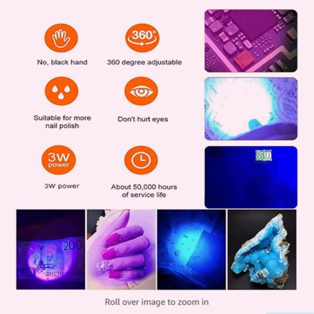 휴대용 5W/3W UV Led 네일 램프 풋 페달 스위 - Uv Led Lamp Nail 리뷰 및 가격