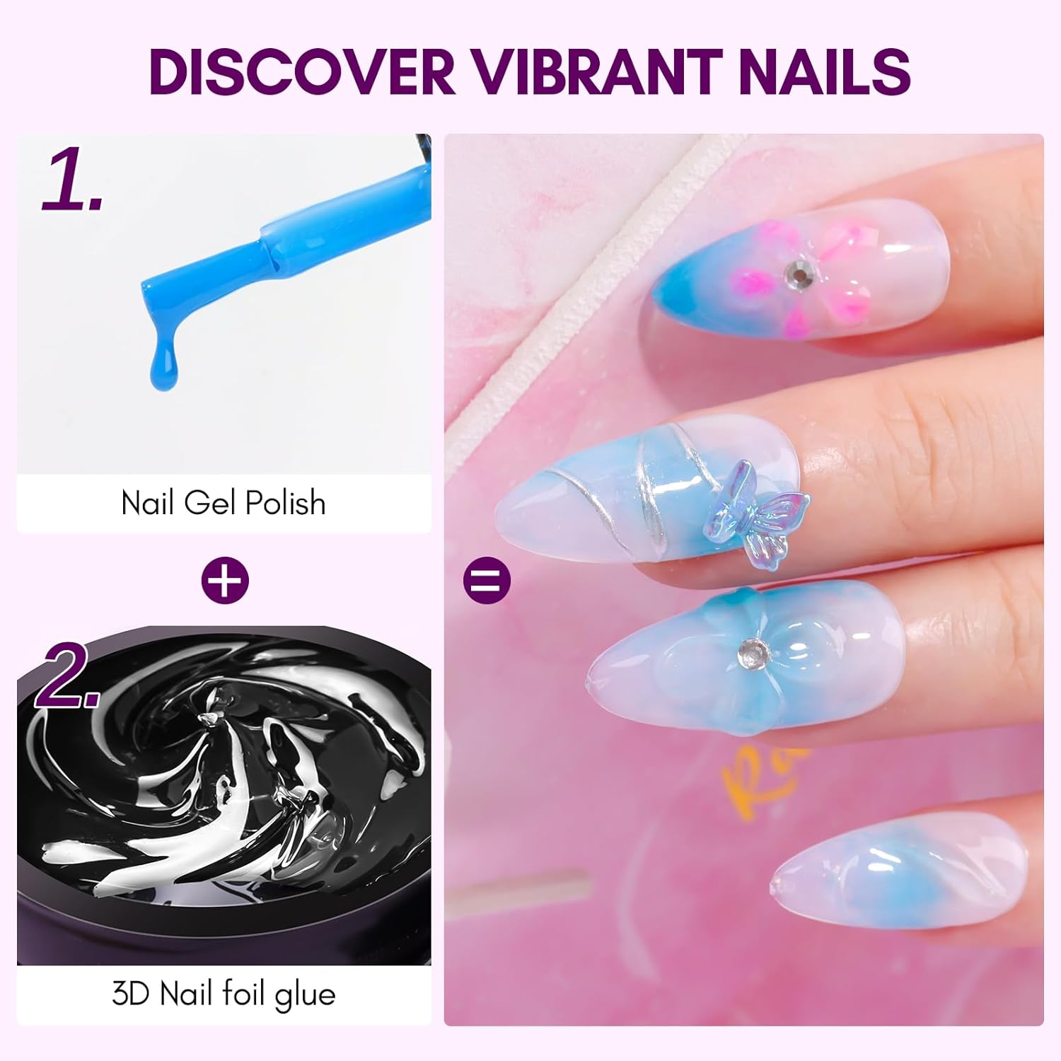 마카트 3D 네일 젤 8ml 네일 포일 글루 트랜스퍼  - Uv Led Lamp Nail 리뷰 및 가격