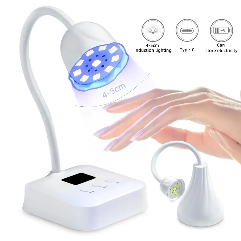 무선 네일 램프 LED UV 타이밍 9구 27W 충전식 - Uv Led Lamp Nail 리뷰 및 가격
