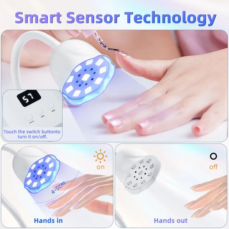 무선 네일 램프 LED UV 타이밍 9구 27W 충전식 - Uv Led Lamp Nail 리뷰 및 가격