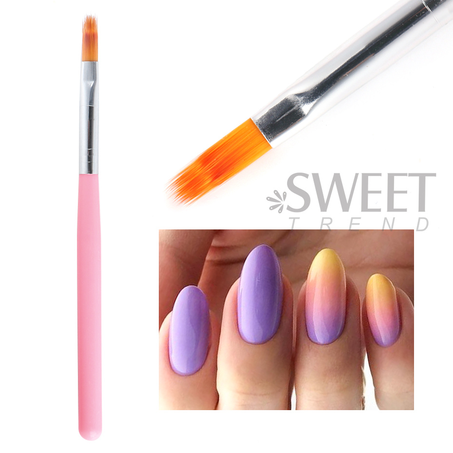 1PC 네일 아트 브러쉬 세트 UV 폴리쉬 젤 펜 마블 - Nail Art Ombre Glitter 리뷰 및 가격