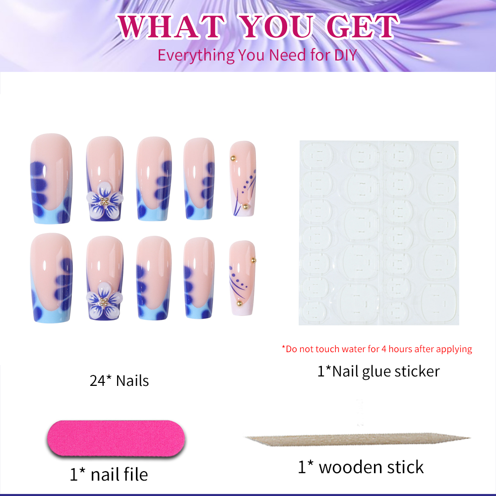24개/세트 프레스온 네일 팁으로 당신의 스타일을 한층 - Nail Art Red 리뷰 및 가격