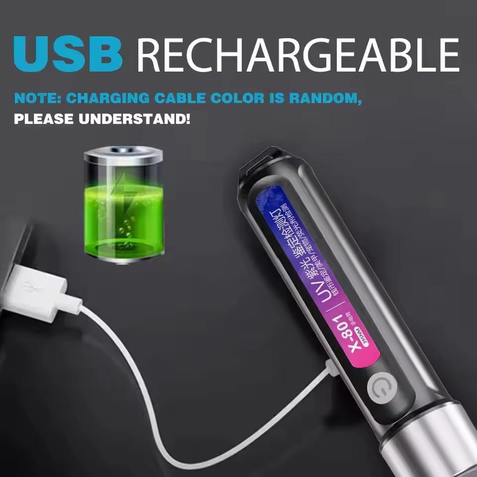미니 UV LED 블랙라이트 손전등 충전식 네일 램프  - Uv Led Lamp Nail 리뷰 및 가격