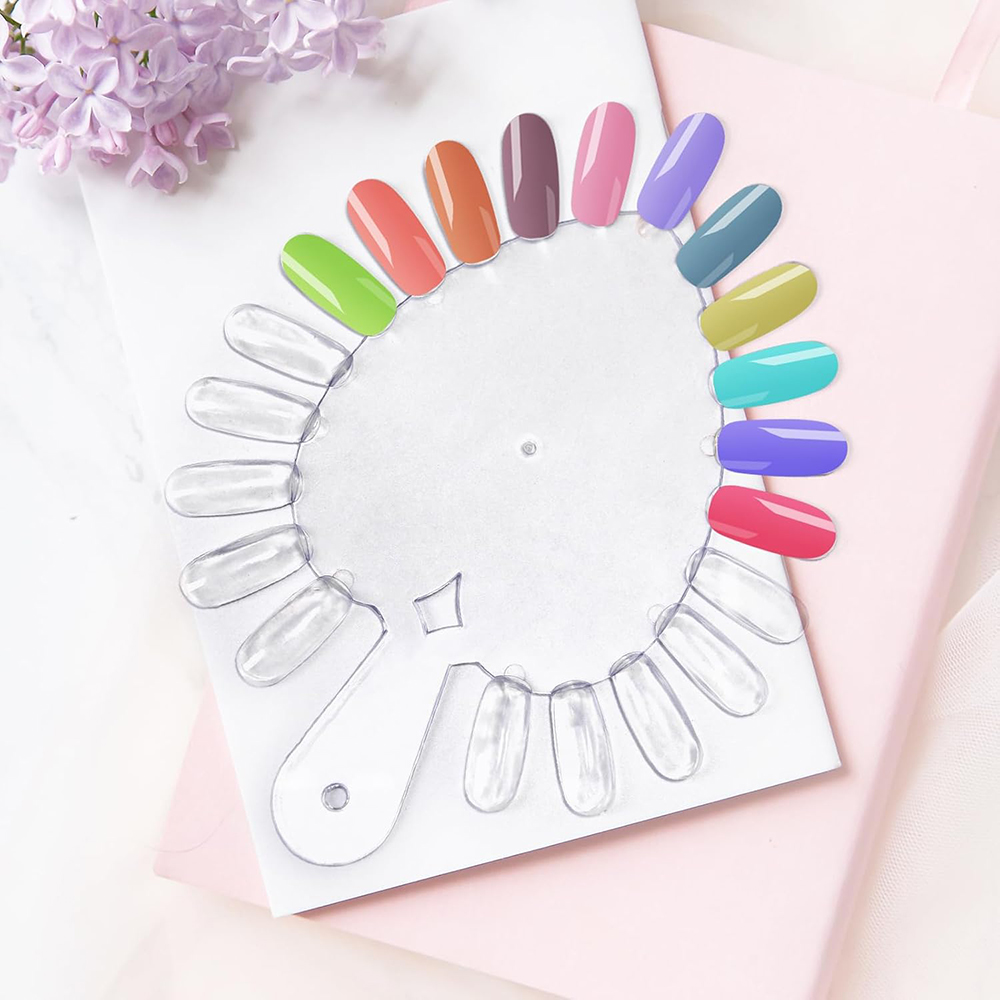 10개 하트 모양 네일 컬러 차트(인조 팁 포함) 젤  - Nail Art Viral 리뷰 및 가격