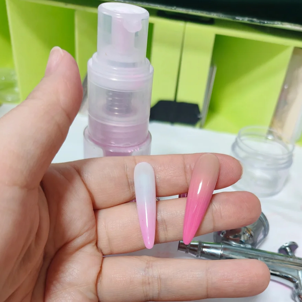 12 스타일 네일 아트 스프레이 파우더 컬러 그라디언트 - Nail Art Ombre Glitter 리뷰 및 가격