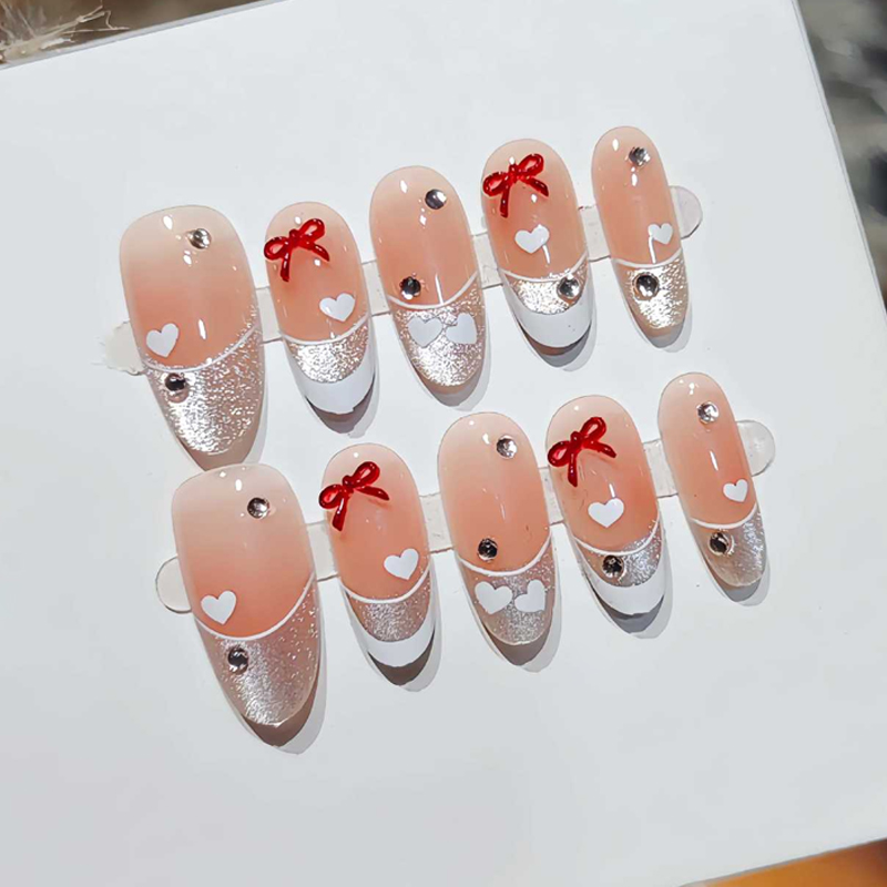 10개입 프랑스풍 스윗 쿨 스파이시 걸 라이트 럭셔리  - Nail Art French 리뷰 및 가격