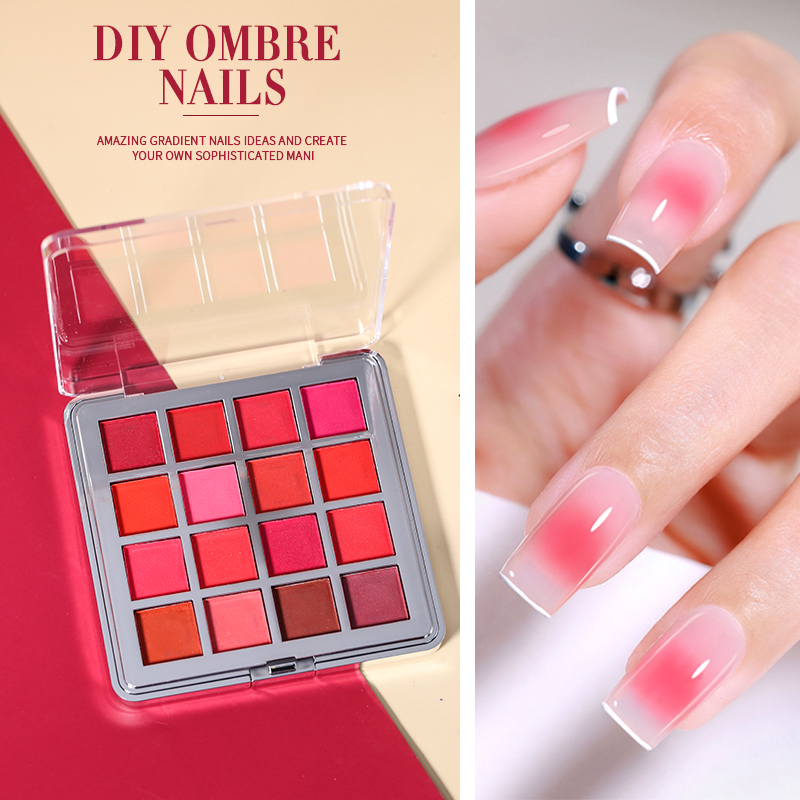 Mocmaki DIY 그라디언트 네일 파우더 12 색  - Nail Art Ombre Glitter 리뷰 및 가격