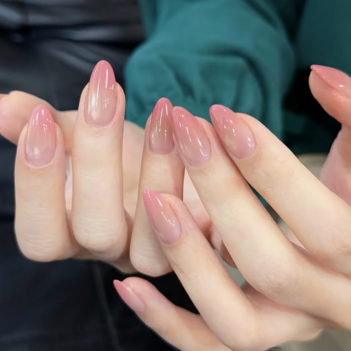 24Pcs 크리스탈 고양이 눈 거짓 손톱 손톱에 짧은  - Nail Art Xs 리뷰 및 가격