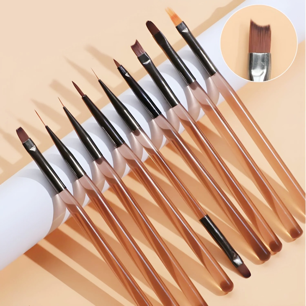 9PCS 네일 브러쉬 네일 아트 디자인 네일 팁 디스플 - Nail Art Viral 리뷰 및 가격